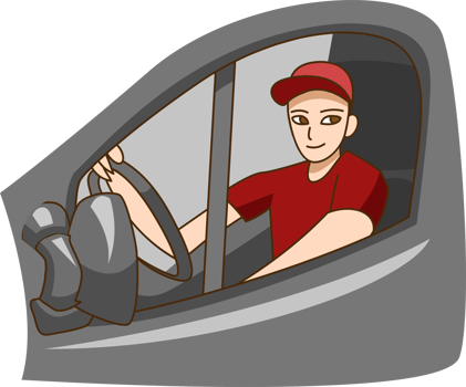 Driver png graphic clipart design