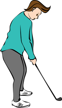 Golf player png graphic clipart design