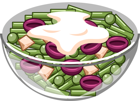 Salad png graphic clipart design