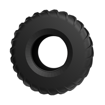 Car tire isolated on transparent background png