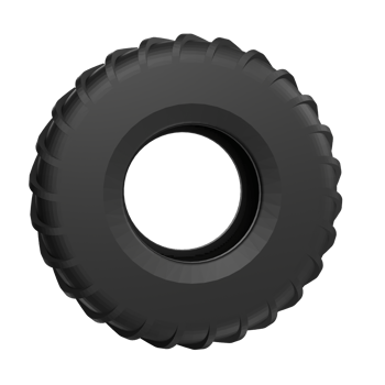 Car tire isolated on transparent background png