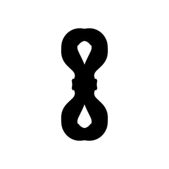 Rope icon. Simple style decoration poster background symbol. Rope brand logo design element. Rope t-shirt printing. vector for sticker.