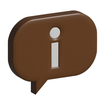 3d icon of chat info png