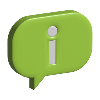 3d icon of chat info png