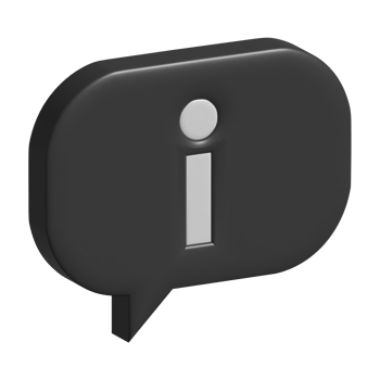 3d icon of chat info png