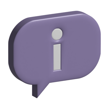 3d icon of chat info png
