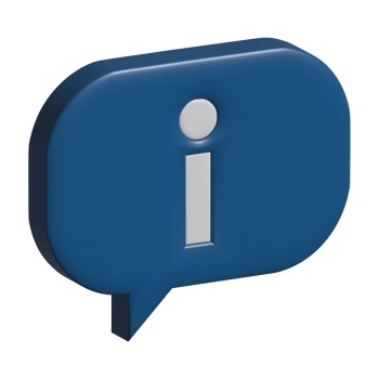 3d icon of chat info png