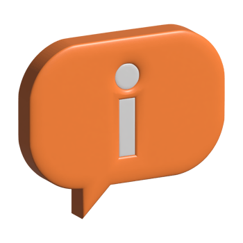 3d icon of chat info png