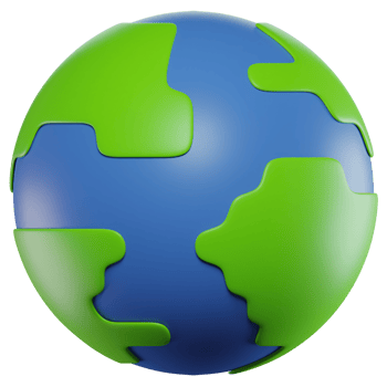 3D Illustration Planet Earth Icon png