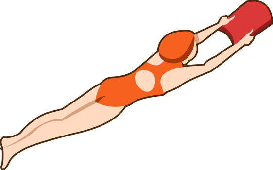 Swimming png graphic clipart design