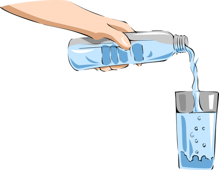 Drinking water png graphic clipart design