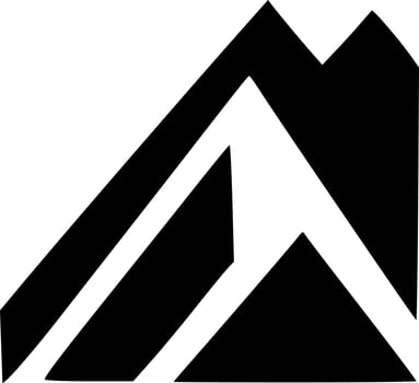 vector illustration of mountain icon