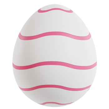 3D Easter Egg png
