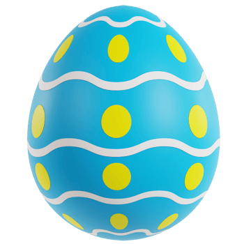 3D Easter Egg png