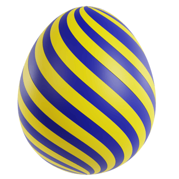 3D Easter Egg png