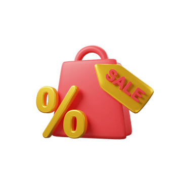 christmas sale icon 3d png