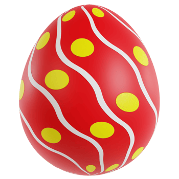 3D Easter Egg png