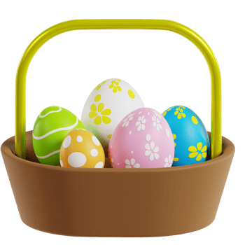 3D Easter Egg png