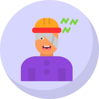 Injury Vector Icon Design
