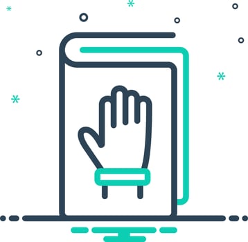 mix icon for testify vector