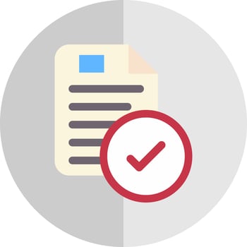 Verification Vector Icon Design