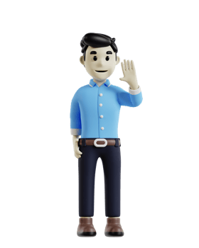 Male Employee 3D Model Icon png