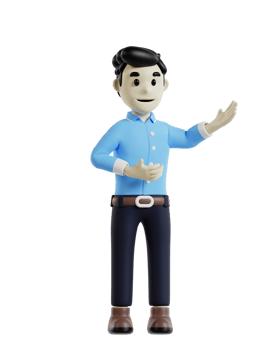 Male Employee 3D Model Icon png