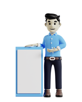 Male Employee 3D Model Icon png