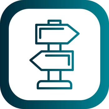 Directions Vector Icon Design