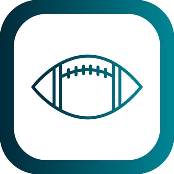 American Football Vector Icon Design
