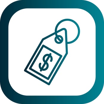 Price Tag Vector Icon Design