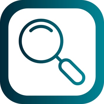 Magnifying Glass Vector Icon Design