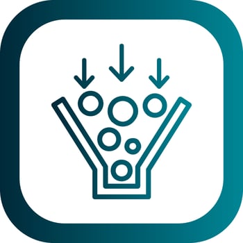 Bottleneck Vector Icon Design