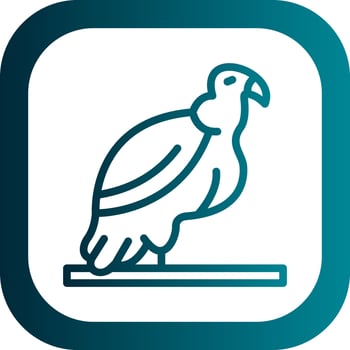 Vulture Vector Icon Design