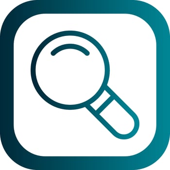 Magnifying Glass Vector Icon Design