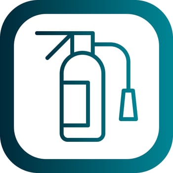 Fire Extinguisher Vector Icon Design