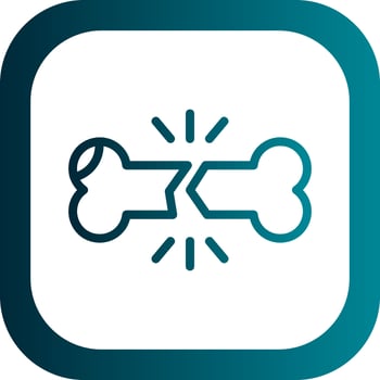 Bone Vector Icon Design