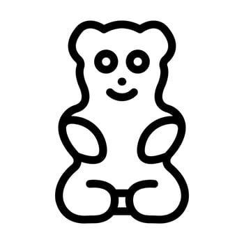 Gummy Bear Icon Design vector