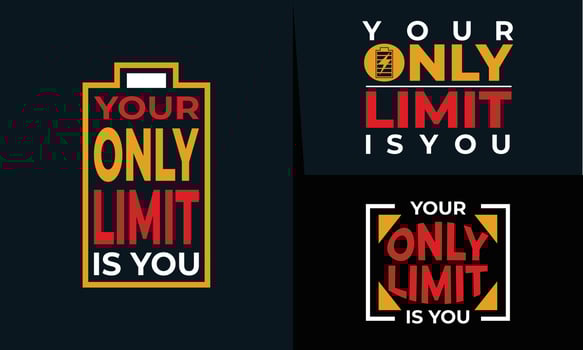 best typography t shirt design for gym and fitness inspiration. vector