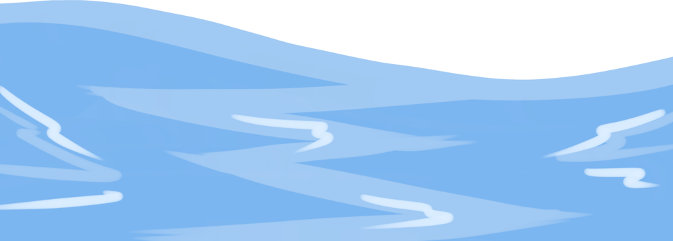 Blue Sea Illustration png