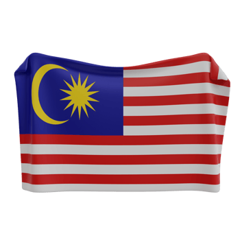 3D Malaysia National Flag png