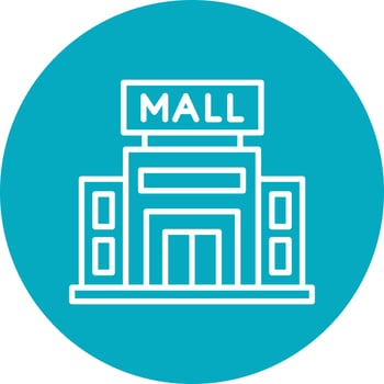 Shopping Mall Vector Icon