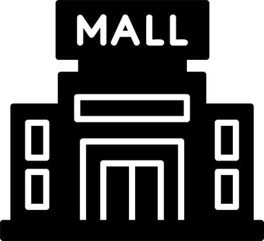 Shopping Mall Vector Icon