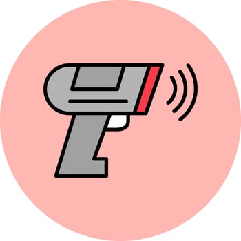 Barcode Scanner Vector Icon