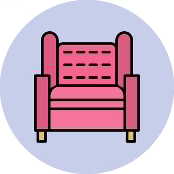 Armchair Vector Icon