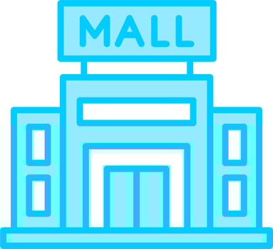 Shopping Mall Vector Icon