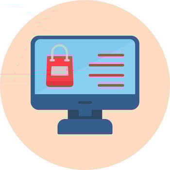 Monitor Screen Vector Icon