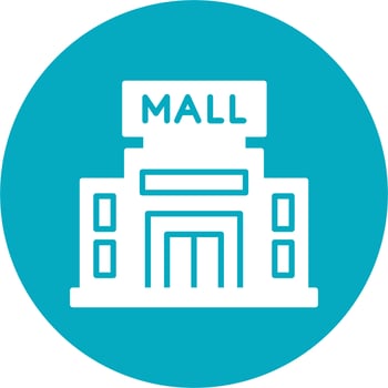Shopping Mall Vector Icon