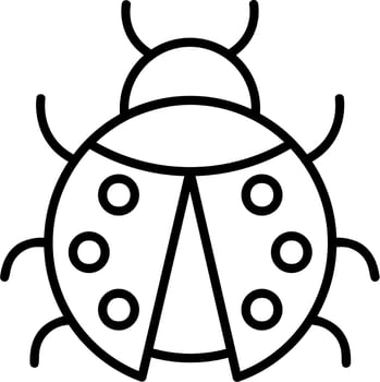 Ladybug Vector Icon