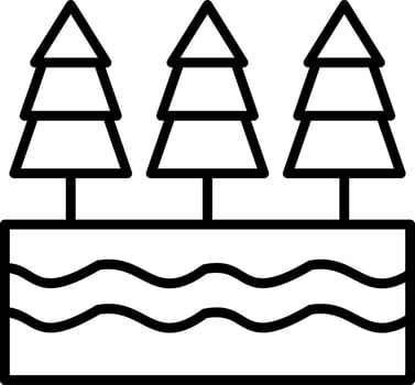 River Vector Icon
